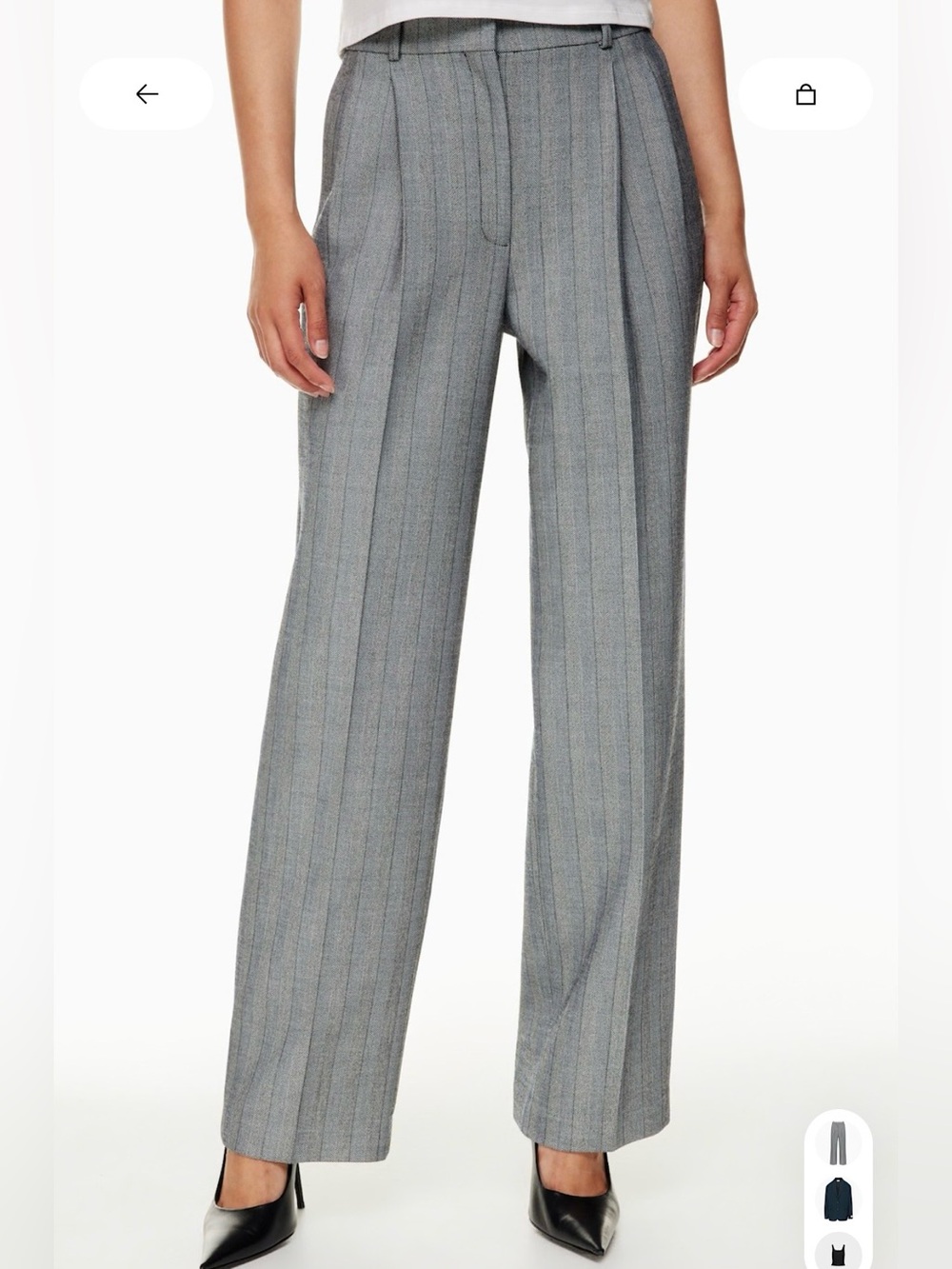 Babaton Pleated Pant